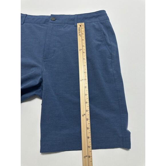 Faherty All Day Shorts Mens 32 Blue Casual Stretch Drawstring Pocket Summer - Picture 9 of 14